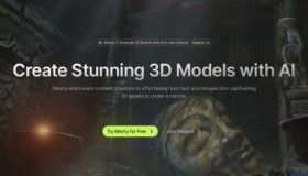 Meshy-AI3D模型-文本转3D-图像转3D-AI纹理